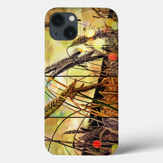 Golden Wheat Sparkle iPad case (Back)