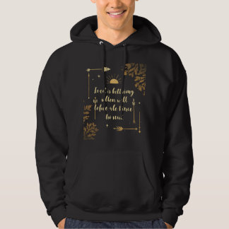 Golden Whispers: Mystical Elegance Hoodie