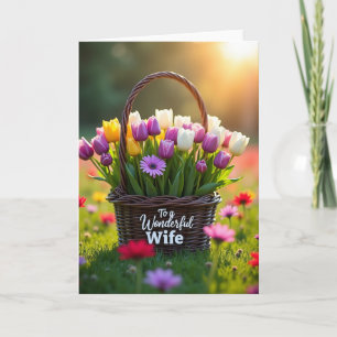 Golden Wifes Mothers Day Card