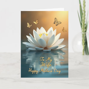 Golden Winged Mothers Day Card