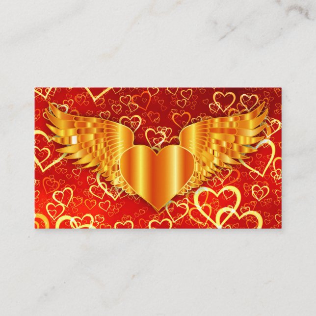 Golden Wings Business Card (Front)