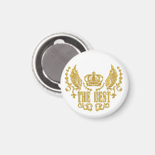 Golden Wings Crown The Best Magnet