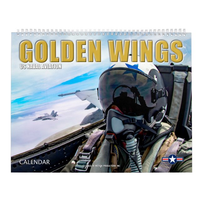 GOLDEN WINGS - US Naval Aviation Calendar (Cover)