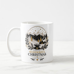 Golden Winter Silhouette 1 Coffee Mug