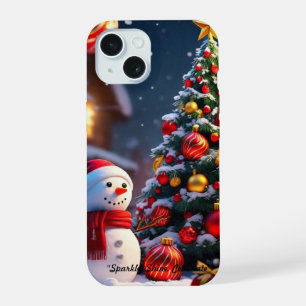"Golden Winter Wonderland" iPhone 15 Case