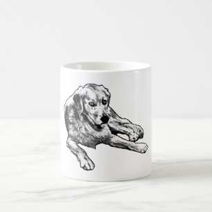 Golden with Cosy Comic Grain Coffee Mug