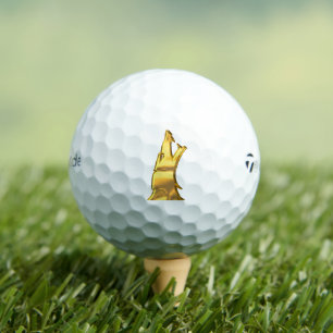 Golden Wolf Head Taylor Made TP5 golf balls 12 pk