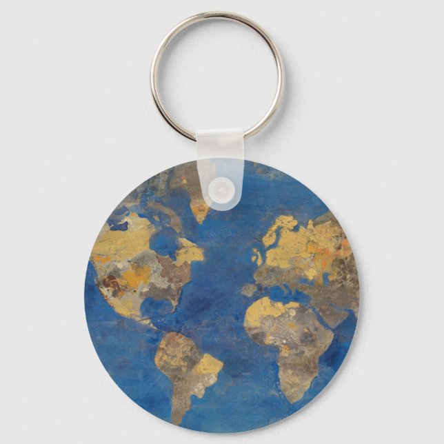 Golden World Key Ring (Front)