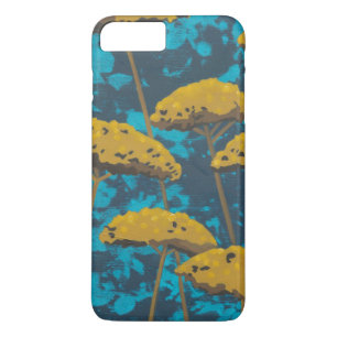 Golden Yarrow Garden with Blue Background iPhone 8 Plus/7 Plus Case