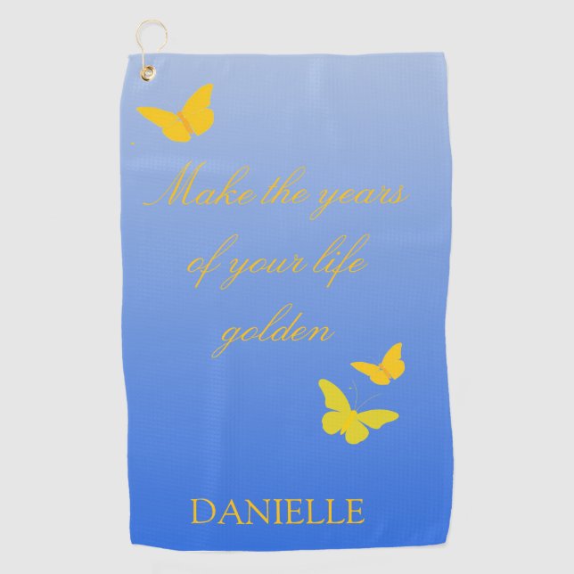 Golden Years Golf Towel (Front)