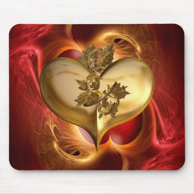 Golden Years / Heart by Heart Mouse Pad (Front)