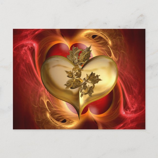 Golden Years / Heart by Heart Postcard (Front)