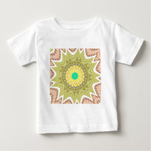 Golden Yellow African ethnic tribal pattern Art  Baby T-Shirt