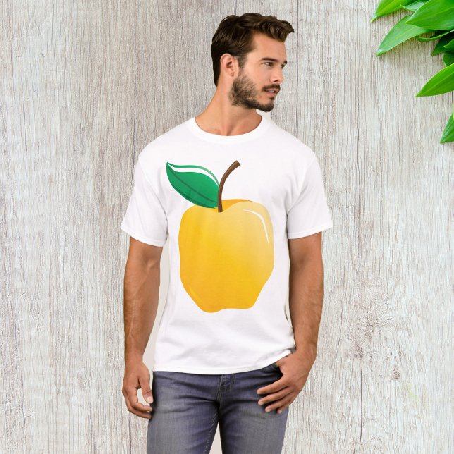 Golden Yellow Apple T-Shirt (Creator Uploaded)