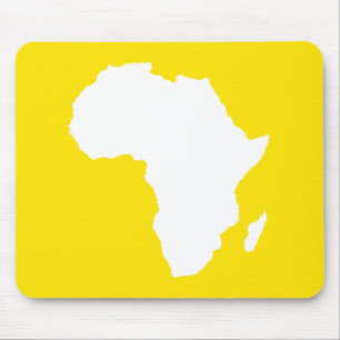 Golden Yellow Audacious Africa Mouse Pad