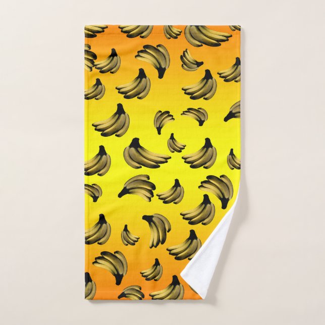Golden Yellow Bananas,   Hand Towel (Hand Towel)