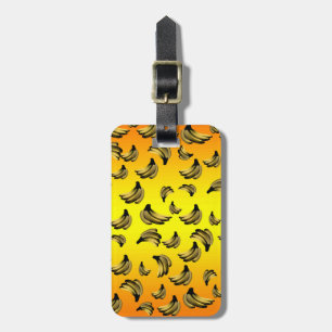 Golden Yellow Bananas, Luggage Tag