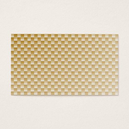 Golden Yellow Carbon Fibre Patterned Business Card