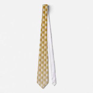 Golden Yellow Carbon Fibre Patterned Tie