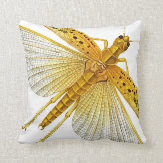 Golden/Yellow Cricket Bug/Insect/Cicada 20" Pillow
