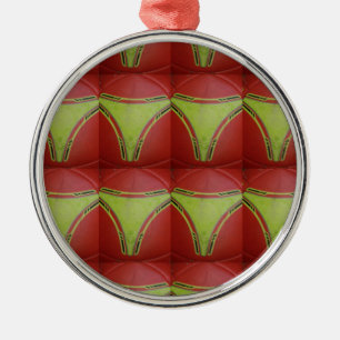 Golden yellow curves.JPG Metal Tree Decoration