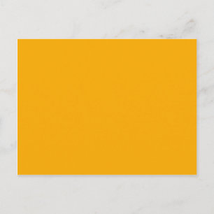 Golden Yellow Customisable Colour Only Products Postcard