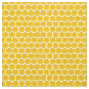 Golden Yellow Honeycomb Small Print 3/4" Cells Fabric