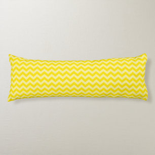 Golden Yellow Moroccan Moods Chevrons Body Cushion
