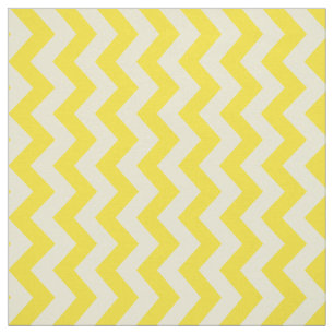 Golden Yellow Moroccan Moods Chevrons Fabric