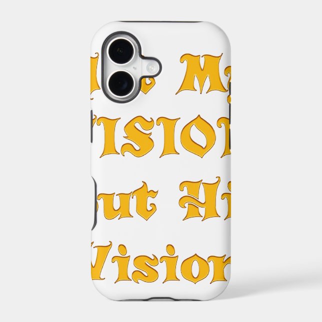 Golden Yellow "Not My Vision But His Vision" | Ins (Back)