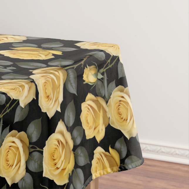 Golden Yellow Roses  Tablecloth (In Situ)