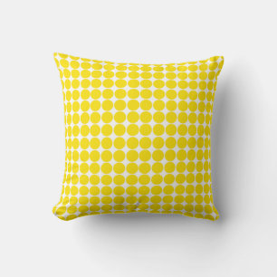 Golden Yellow Safari Dot Pillow