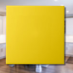Golden Yellow Solid Colour | Classic Elegant Ceramic Tile<br><div class="desc">Golden Yellow Solid Colour | Classic | Elegant | Trendy | Stylish | Gift</div>