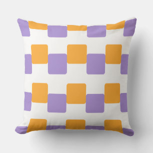 Golden Yellow Squares Cushion