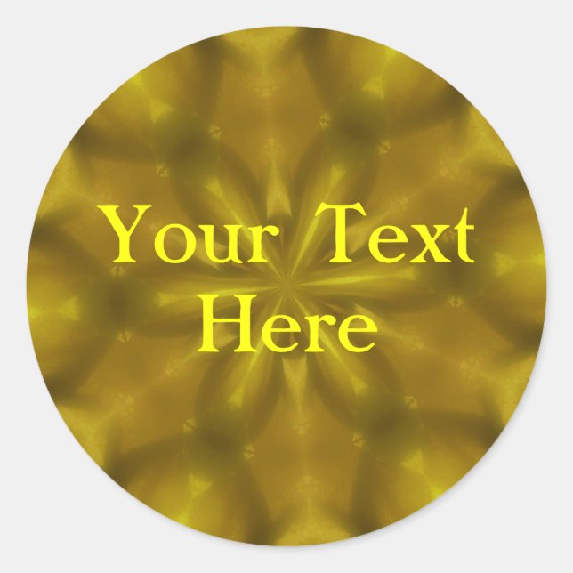 Golden Yellow Stickers (Front)