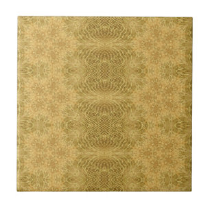 Golden yellow sun bright pattern ceramic tile