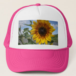 Golden Yellow Sunflower, Ladies Truckers Hat