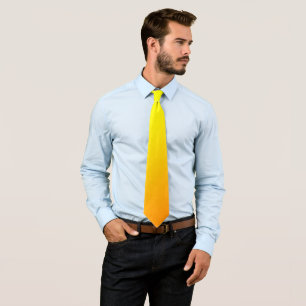 Golden Yellow Sunshine Gradient, Tie