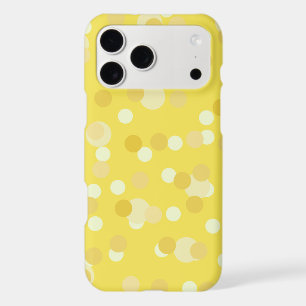golden yellow, sunshine yellow and white dots