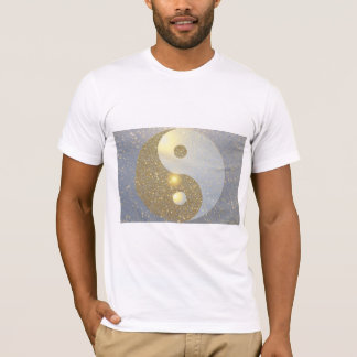 Golden Ying Yang  T-Shirt