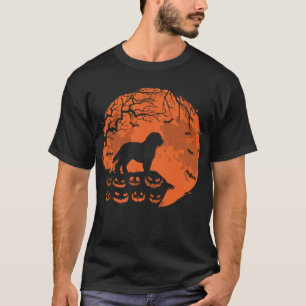 GoldenDoodle And Moon Halloween Dog Lover Gift T-Shirt