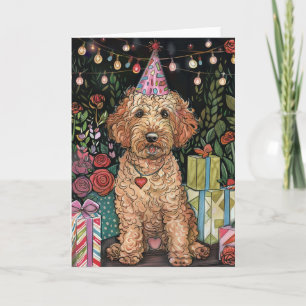 Goldendoodle Birthday Card