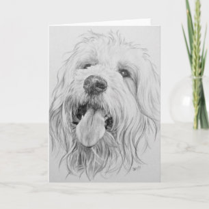 Goldendoodle Card