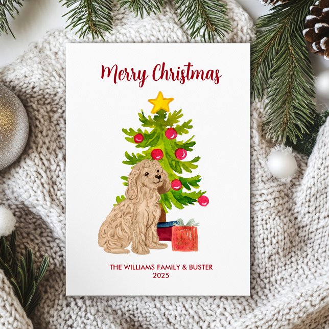 Goldendoodle Christmas Card (Creator Uploaded)