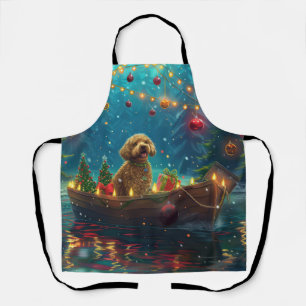 Goldendoodle Christmas Festive Voyage Apron
