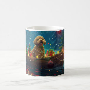 Goldendoodle Christmas Festive Voyage Coffee Mug