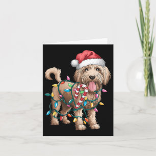 Goldendoodle Christmas Golden Doodle Pyjamas For W Card