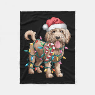 Goldendoodle Christmas Golden Doodle Pyjamas For W Fleece Blanket