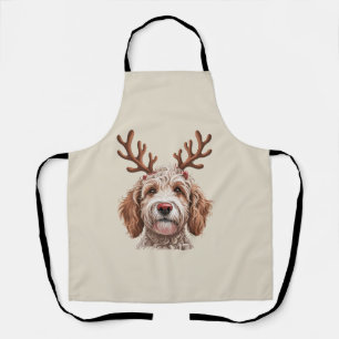 Goldendoodle Christmas Lover Dog Mum Gift Apron