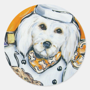 Goldendoodle Classic Round Sticker